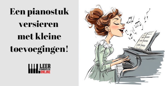 pianostuk versieren