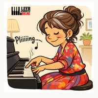 langzaam oefenen op de piano