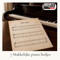 makkelijke pianoliedjes voor beginners