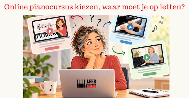 Online pianocursus kiezen